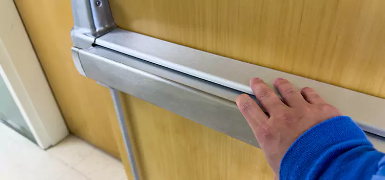 Installing a Push Bar on a Door Mayfield Heights